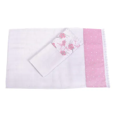 Kit Pano De Boca Loupiot Temas Flores - 2 Peças Kit Pano De Boca Loupiot Temas Flores - 2 Peças