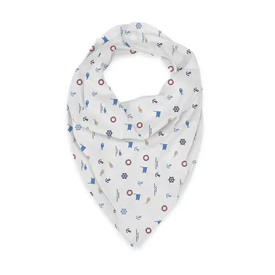 Babador Bandana Bublim Estampado Marinheiro Babador Bandana Bublim Estampado Marinheiro
