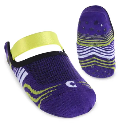 Meia Sapatilha Centopé Pilates Antiderrapante Com Elástico