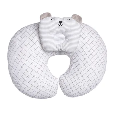 Almofada De Amamentação Papi Friends Com Travesseiro Ursinho