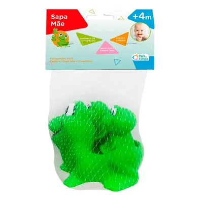 Sapa Mãe Pais E Filhos Brinquedo Para Banho Sapa Mãe Pais E Filhos Brinquedo Para Banho