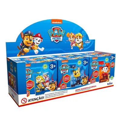 Mini Quebra Cabeça Brasilflex Madeira Patrulha Canina Mini Quebra Cabeça Brasilflex Madeira Patrulha Canina
