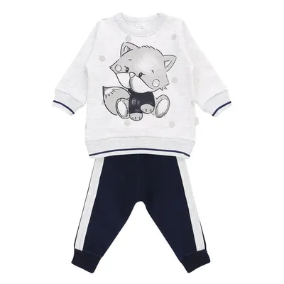 Conjunto Pulla Bulla Blusa Estampa De Raposa & Calça Moletom Conjunto Pulla Bulla Blusa Estampa De Raposa & Calça Moletom