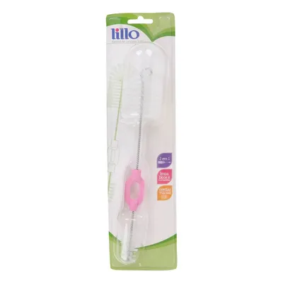 Escova Lillo Para Limpeza De Mamadeira 2 Em 1