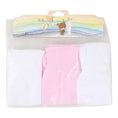 Meia Brando Com 03 Pares Lisa Poliamida