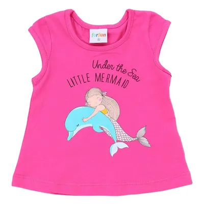 Conjunto Forfun Blusa Manga Curta Mermaid + Short Estampado Conjunto Forfun Blusa Manga Curta Mermaid + Short Estampado