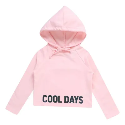 Conjunto Color Girl Blusa Manga Longa Capuz + Short Holográfico