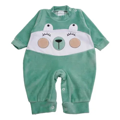 Macacão Longo Petutinha Em Plush Ursinho Feliz