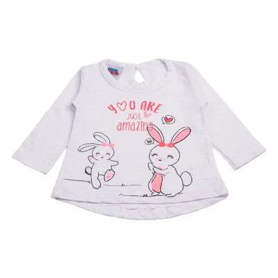 Blusa Manga Longa Kiko E Kika Estampa Coelhinha