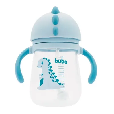 Copo Buba Com Alça Azul Dino