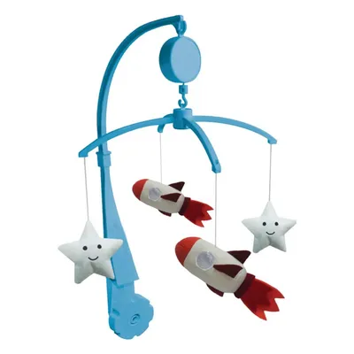 Móbile Musical Kitstar Para Berço Foguete Brilha No Escuro Móbile Musical Kitstar Para Berço Foguete Brilha No Escuro