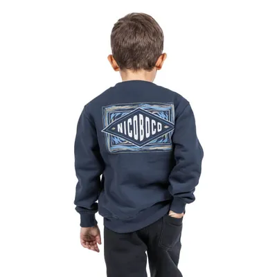 Casaco Infantil Nicoboco Moletom Com Bolso Canguru E Estampa