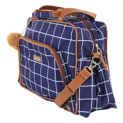 Bolsa Din Don Quadriculada Grande