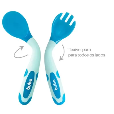 Kit Colher Treinamento Buba Termossensível - 02 Peças