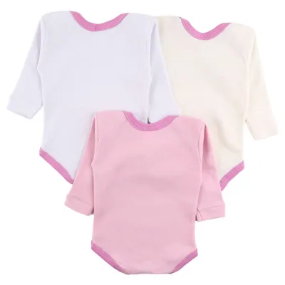 Kit Body Manga Longa Sonekinha Estampado - 03 Peças