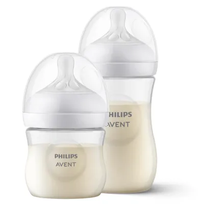Kit Mamadeira Avent Pétala 3.0 125ml e 260ml - 2 Peças Kit Mamadeira Avent Pétala 3.0 125ml e 260ml - 2 Peças