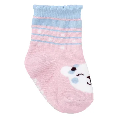 Kit Meia Bebê Pimpolho Estampado - 06 Unidades