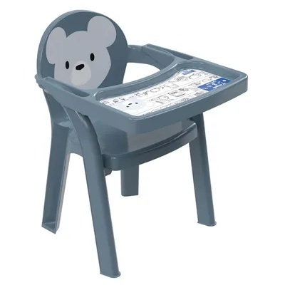 Cadeira Infantil Plasútil Com Bandeja Urso