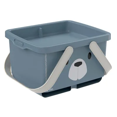Caixa Organizadora Plasútil Porta Fraldas Urso 4,6L