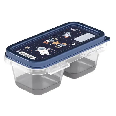 Porta Papinha Plasútil Duplo Astronauta