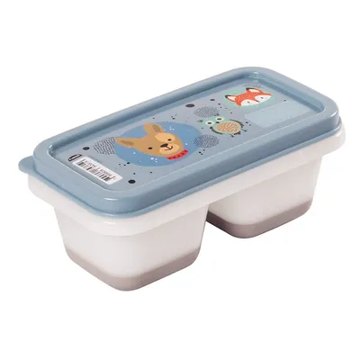 Porta Papinha Plasútil Duplo Bichinhos