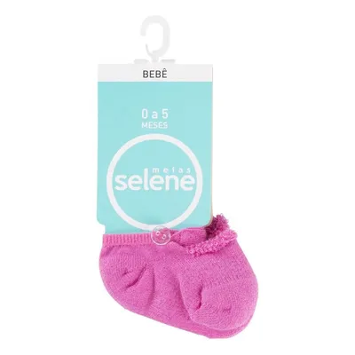 Meia Bebê Sapatinho Selene Detalhe Botão
