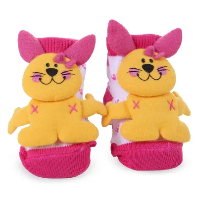 Meia Bebê Menina Com Aplicação Sortida 17693