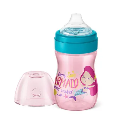 Copo de Treinamento Evolution Bebedor 240ML Rosa