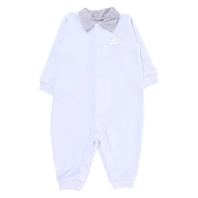 Macacão Longo Lelut Plush Bordado De Barcos