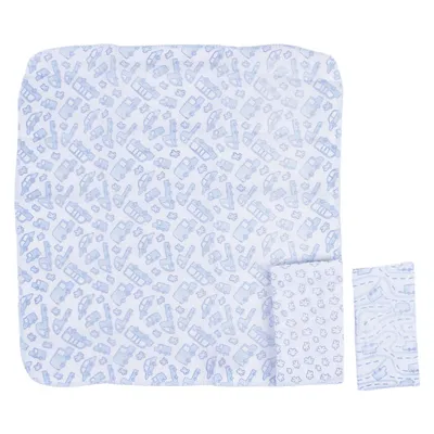 Kit Pano De Boca Minasrey Composê Estampa Carro - 03 Peças