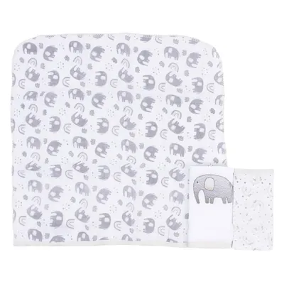 Kit Pano De Boca Minasrey Composê Bordado Elefante - 03 Peças