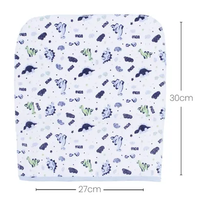 Kit Pano De Boca Gijo Felpa Estampa Dino - 03 Peças