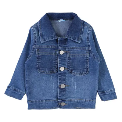 Jaqueta Jeans Infantil Gijo Bolsos Frontais