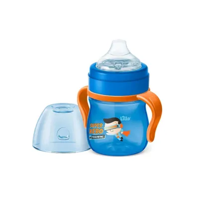 Caneca De Aprendizado Lillo Com Alça Super Hero