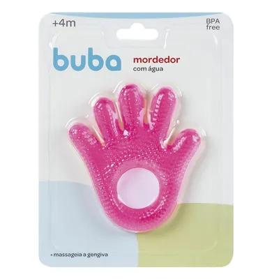 Mordedor Buba Com Água Mãozinha Mordedor Buba Com Água Mãozinha