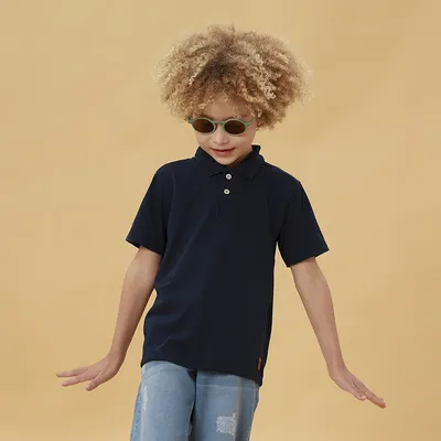 Camiseta Infantil Kookabu Polo Meia Malha Básica