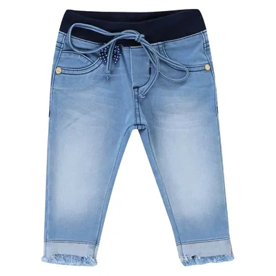 Calça Jeans Mackvanny Com Cós Ribana Menina Calça Jeans Mackvanny Com Cós Ribana Menina