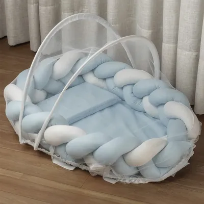 Ninho Redutor Baby Joy Berço Com Mosquiteiro E Travesseiro