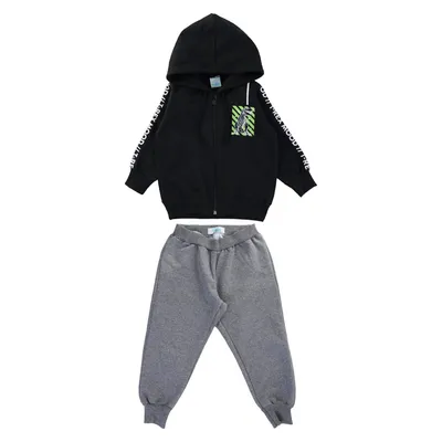 Conjunto Gijo Kids Jaqueta Com Estampa Dino + Calça Moletom Conjunto Gijo Kids Jaqueta Com Estampa Dino + Calça Moletom