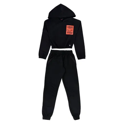 Conjunto Pami Blusão Estampado Your + Calça Com Detalhe Conjunto Pami Blusão Estampado Your + Calça Com Detalhe