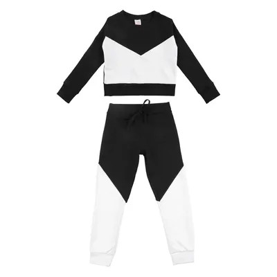 Conjunto Infantil Rose Feijão Blusão Bicolor + Calça Moletom Conjunto Infantil Rose Feijão Blusão Bicolor + Calça Moletom