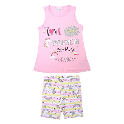 Conjunto Infantil For Fun Blusa Believe + Shorts Estampado Conjunto Infantil For Fun Blusa Believe + Shorts Estampado