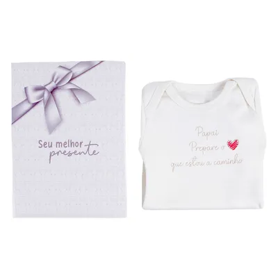 Kit Revelação de Gravidez Kiko Papai Prepare o Coração Kit Revelação de Gravidez Kiko Papai Prepare o Coração