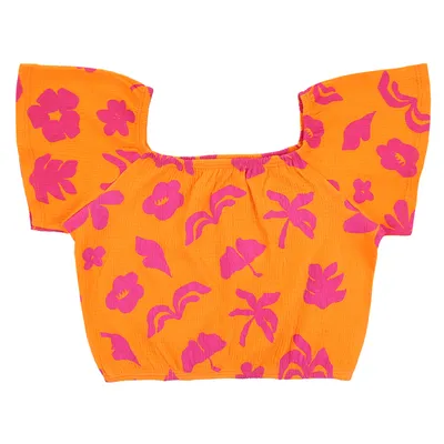Blusa Juvenil Angerô Malha Paris Ciganinha Estampada