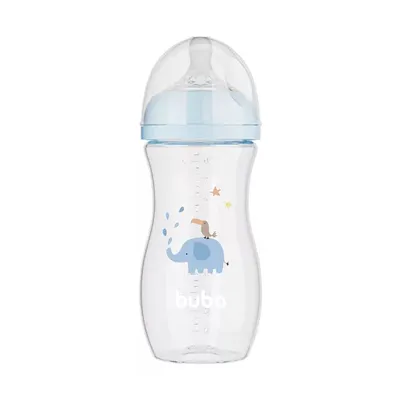 Mamadeira Buba Easy Flow Bico Tamanho 2 Elefante 270ml Mamadeira Buba Easy Flow Bico Tamanho 2 Elefante 270ml