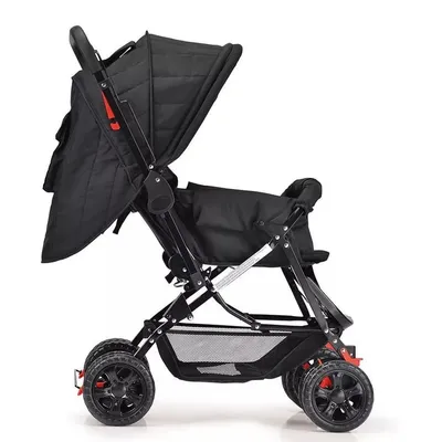 Carrinho De Bebê Rover Com Alça Reversível Prime Baby Preto Carrinho De Bebê Rover Com Alça Reversível Prime Baby Preto