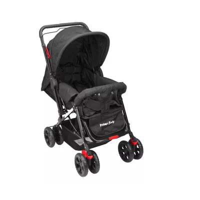 Carrinho De Bebê Rover Com Alça Reversível Prime Baby Preto Carrinho De Bebê Rover Com Alça Reversível Prime Baby Preto