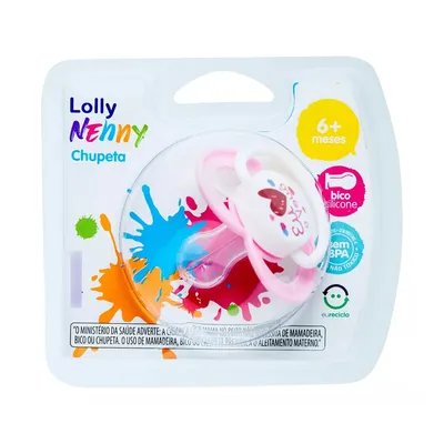 Chupeta Lolly Clean Tam 02 Rosa Chupeta Lolly Clean Tam 02 Rosa