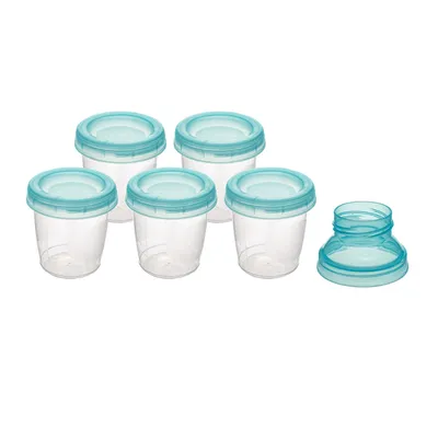 Kit Pote Para Leite Materno Buba Cada 180ml - 6 Potes