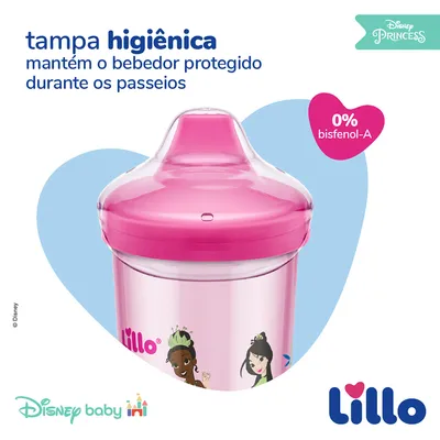 Copo Lillo Max Antivazamento Disney Princesas 320ml